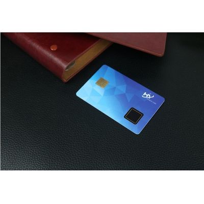 従業員の同一証明のための7816の破片の指紋のスマート カード