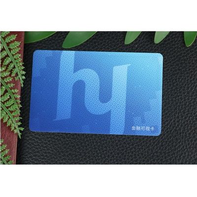 0.84mm厚い視覚OTPのスマート カード13ビット冷たい札入れの太陽充満
