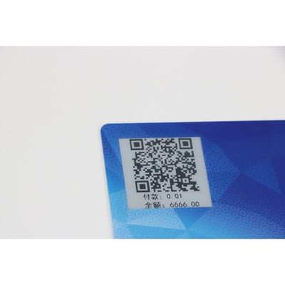 QRコード表示支払うべき生物測定のRfidカード無接触13.56mHz指紋