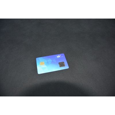認証された生物測定の指紋はOLEDスクリーンとの0.76mmをスマート カード
