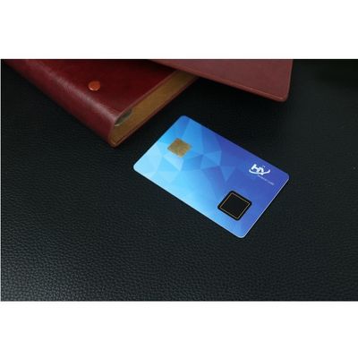 SEの破片の受動の指紋の支払カード視覚安全な携帯用7816インターフェイス