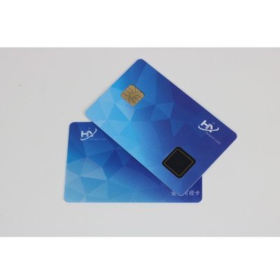 生物測定の同一証明のためのIDEXの指紋OTPのスマート カード60m IDEX FPC