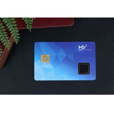 生物測定の同一証明のためのIDEXの指紋OTPのスマート カード60m IDEX FPC