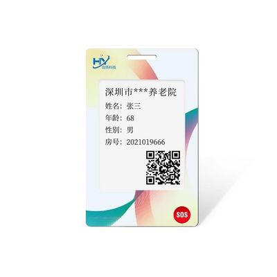 スクリーンSOSが付いているBLE IP68 GPS Bluetoothのスマート カード80mah