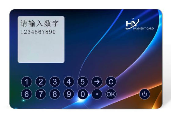 1枚の時間パスワード カードを置く防水OTPのスマート カードの明るいアクセス